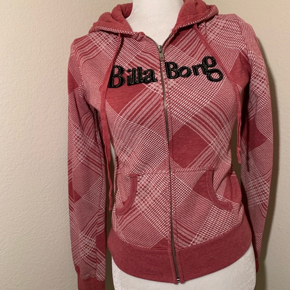 Coats | Billabong Plaid Hoodie | Poshmark